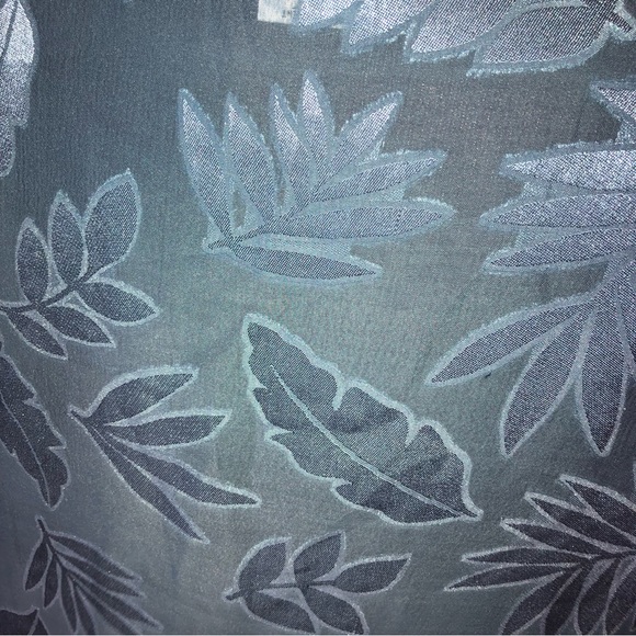 BonWorth Blue Print Collared Button Down - Picture 4 of 6